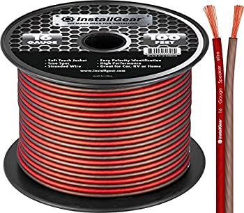 【中古】【輸入品・未使用】InstallGear 16ゲージ スピーカーワイヤーケーブル 100フィート