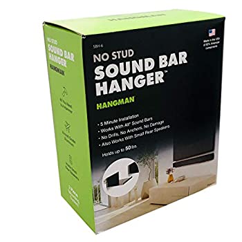【中古】【輸入品・未使用】Hangman SBH-6 スタッドなしサウンドバーハンガー ブラック