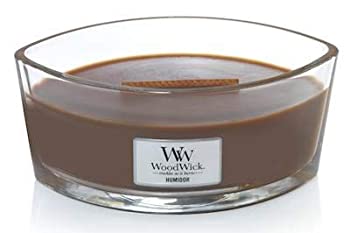 【中古】【輸入品・未使用】WoodWick HUMIDOR 楕円形 HearthWick 炎の香り キャンドル