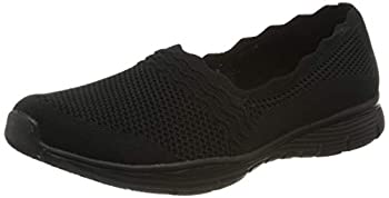【中古】【輸入品・未使用】Skechers Women's Low-Top%カンマ% Black (Black Flat Knit BBK)%カンマ% Women 2|スカイマーケットプラス