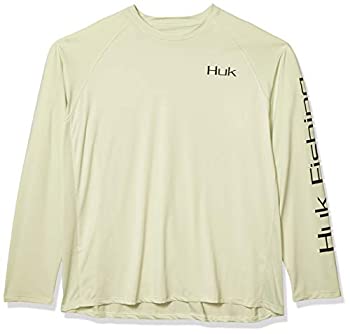 【中古】【インポート品・未当て嵌める】HUK メンズ Bass Pursuit X-Large 緑であること
