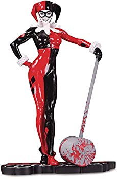 【中古】【輸入品・未使用】HARLEY QUINN RED WHITE AND BLACK STATUE BY ADAM HUGHES｜スカイマーケットプラス