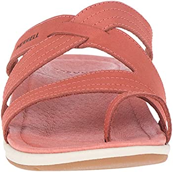 【中古】【インポート品・未当て嵌める】Merrell レディース Kalari Lore 横すべりサンダル%ｶﾝﾏ% 赤いこと白木%ｶﾝﾏ% 5