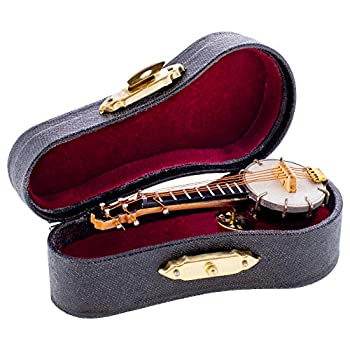 【中古】【インポート品・未当て嵌める】Broadway Gift 細密画脂石ころバンジョー 3in 流行り物いの一番 容れもの付き添い人