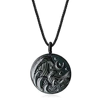 【中古】【輸入品・未使用】COAI Wave Under Night Sky 黒曜石ペンダントネックレス｜スカイマーケットプラス 13,604円
