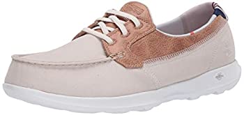 【中古】【インポート品・未当てはめる】Skechers Women\u0027s GO Walk LITE-136070 Boat Shoe%ｶﾝﾏ% Natural%ｶﾝﾏ% 8 Medium US