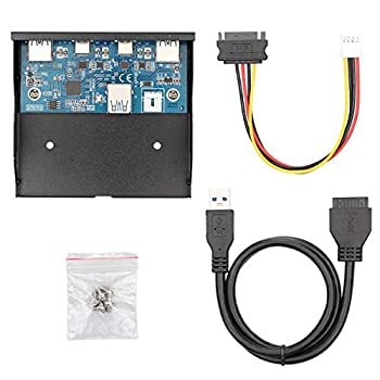 【中古】【インポート品・未当て嵌める】3.5inディスケットベイ用CY USB-CおよびUSB 3.0こしき4界面向こう正面ダイアログボックスからお母さんゲーム盤20ピンコネクタケーブル
