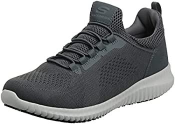 【中古】【インポート品・未当て嵌める】Skechers メンズ セスノック ボンネット客あしらいシューズ%ｶﾝﾏ% 濃灰色%ｶﾝﾏ% 10.5