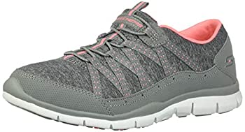 【中古】【インポート品・未当て嵌める】Skechers Women\u0027s Fashion Sneaker%ｶﾝﾏ% Grey/Coral