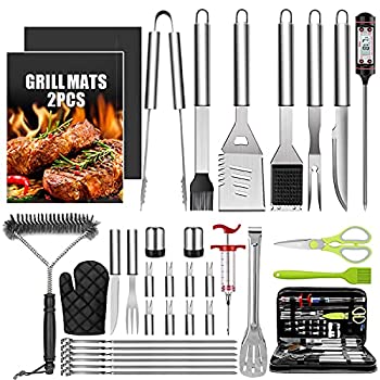 【中古】【輸入品・未使用】クッキングツール キャンプ用品 7点セット 料理器具 ステンレス素材 携帯便利 軽量