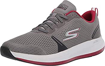 【中古】【インポート品・未当て嵌める】Skechers Men\u0027s Go Run Pulse-Performance Running \u0026 Walking Shoe Sneaker%ｶﾝﾏ% Grey/Red%ｶﾝﾏ% 9 D US その他-靴