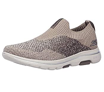 【中古】【インポート品・未当て嵌める】Skechers Men\u0026#39;s Gowalk 5 Merrit-Stretch Fit Knit Slip on Performance Walking Shoe