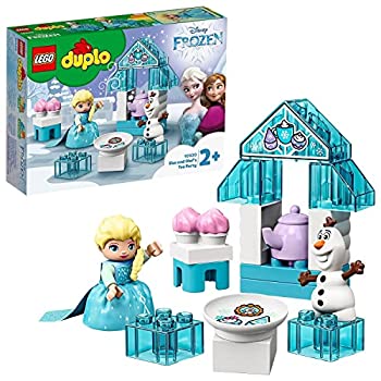 【中古】【インポート品・未当て嵌める】レゴ(LEGO) デュプロ エルサとオラフのティー 10920 セット-ブロック