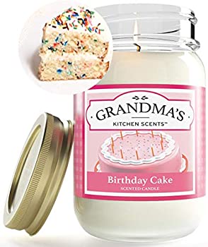 【中古】【インポート品・未当て嵌める】誕生日西洋菓子 伸び伸びするできる芳ばしさ付き添い人蝋燭 大豆蝋燭 持ちこたえる 亜米利加製手作り メイソンジャー
