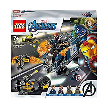 【中古】【インポート品・未当て嵌める】レゴ(LEGO) スーパー・ヒーローズ アベンジャーズ 揉みあい・貨物自動車 76143 セット-おもちゃ-ブロック
