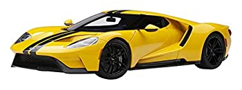 【中古】【輸入品・未使用】AUTOart 1/18 フォード GT 2017 イエロー/ブラック・ストライプ 完成品