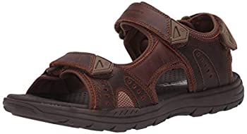 【中古】【輸入品・未使用】Skechers Men's Evented-Renson Sandal%ｶﾝﾏ% Crazy Horse Dark Brown%ｶﾝﾏ% 10 Medium US｜スカイマーケットプラス