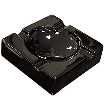 【中古】【輸入品・未使用】Prestige Import Group セラミック灰皿 ブラック ASHCER/BK|スカイマーケットプラス