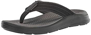 【中古】【輸入品・未使用】Skechers Men's Sargo Reyon Flip Flop%ｶﾝﾏ% Black%ｶﾝﾏ% 11 Medium US