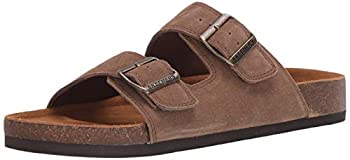 【中古】【インポート品・未当て嵌める】Skechers Men\u0027s Krevon Molded Footbed Sandal%ｶﾝﾏ% Taupe%ｶﾝﾏ% 7 Medium US