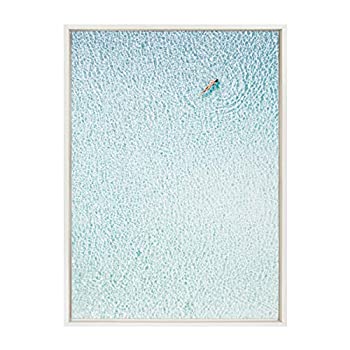 【中古】【輸入品・未使用】DesignOvation Sylvie Woman Floating Framed Canvas by Amy Peterson%ｶﾝﾏ% 23x33 White%ｶﾝﾏ% Calming Colorful Wall Decor for Living Room%ｶﾝﾏ 35,068円