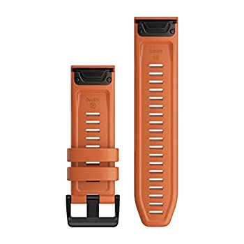 【中古】【輸入品・未使用】Garmin Quickfit 26 Watch Band%カンマ% Ember Orange Silicone