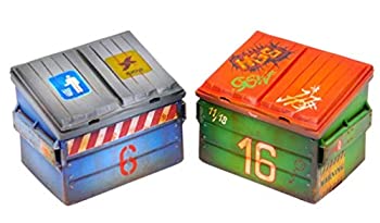 【中古】【輸入品・未使用】グリーンスタッフワールド USA 大型ゴミ容器 ミニチュア用アクセサリー GSWD-1977｜スカイマーケットプラス