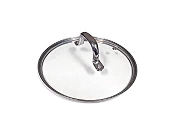 【中古】【輸入品・未使用】ExcelSteel ほとんどの圧力鍋&インスタントポットにフィット アクセサリー強化ガラス蓋 9インチ 通気孔付き|スカイマーケットプラス