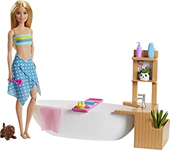 【中古】【輸入品・未使用】バービー　バービー　炭酸泡スパ お風呂 セット Barbie Fizzy Bath Doll & Playset GJN32 [並行輸入品]