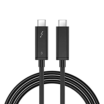 【中古】【輸入品・未使用】CY USB 4タイプ- CのThunderbolt 3 40 Gbpsの男性は、ラップトップ30 cmのためにThunderbolt 3 USB 4男性40 Gbpsケーブルに向けます