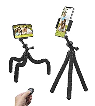 【中古】【輸入品・未使用】電話三脚 フレキシブル三脚 アップグレード4軸角度調整 ユニークな360度回転ホルダー 丈夫なタコスタイルの脚 ワイヤレスリモートシャッターiPho 9,772円