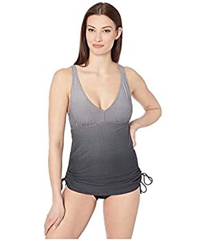 【中古】【インポート品・未当て嵌める】TYR レディース フィッシュネット Vのど首 カクテルドレス 8 黒いこと