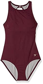 【中古】【インポート品・未当て嵌める】Speedo レディース 海水着 衣裳 ハイネック コンテンポラリーカット 6 パープル