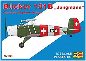 【中古】【輸入品・未使用】RSモデル 1/72 ドイツ空軍 ビュッカー Bu-131B 練習機 プラモデル 92238|スカイマーケットプラス