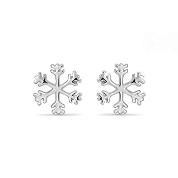 【中古】【輸入品・未使用】Boma Jewelry スターリングシルバー 雪の結晶 スタッドピアス|スカイマーケットプラス