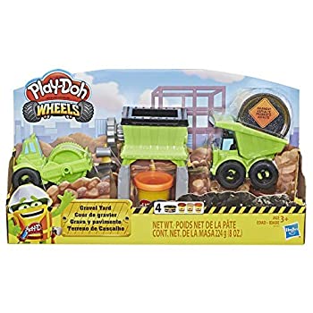 【中古】【輸入品・未使用】Play-Doh Wheels Gravel Yard Construction Toy with Non-Toxic Pavement Buildin' Compound Plus 3 Additional Colors [並行輸入品]｜スカイマーケットプラス