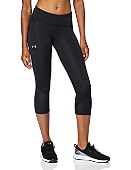 【中古】【インポート品・未当て嵌める】Under Armour Women\u0027s Fly Fast 2.0 HeatGear Crop %ｶﾝﾏ% Black (001)/Reflective %ｶﾝﾏ% Medium バッグ・小物・ブランド雑貨-その他