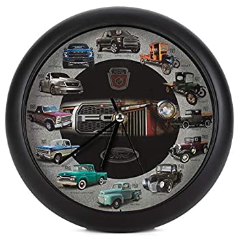 【中古】【輸入品・未使用】Mark Feldstein ヒストリー・オブ・フォード トラック モデルT - F150 サウンドウォールクロック 8インチ