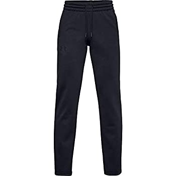 【中古】【インポート品・未当てはめる】Under Armour ボーイズ アーマーフリースパンツ L 黒いこと
