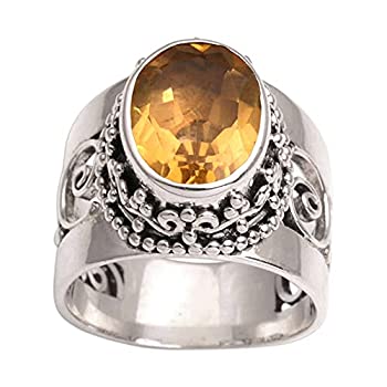 【中古】【輸入品・未使用】NOVICA シトリン .925スターリングシルバー リング 「Glorious Vines」｜スカイマーケットプラス 40,505円