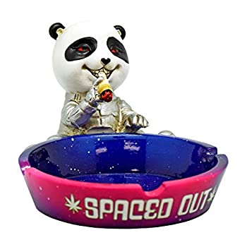 【中古】【輸入品・未使用】Fantasy Gifts パンダポリレジン灰皿 5.6インチx4インチ