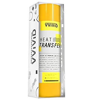 【中古】【輸入品・未使用】VVIViD V2 Powerplay プレミアムライン HTV 熱転写ビニールフィルム 6フィート x 1フィート ロール (イエロー)