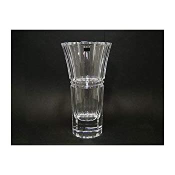 【中古】【輸入品・未使用】ホヤ (クリスタルベース) カット花瓶 H25cm [並行輸入品]