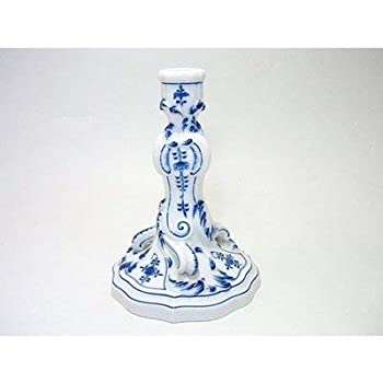 【中古】【輸入品・未使用】マイセン ブルーオニオン 800101 53111キャンドルスタンド H17.6cm [並行輸入品]