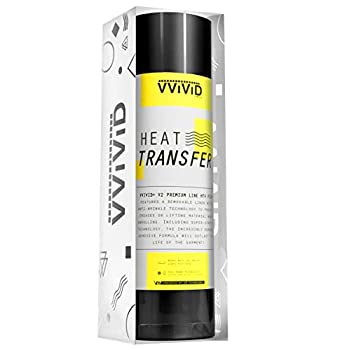 【中古】【輸入品・未使用】VVIViD V2 Powerplay プレミアムライン HTV 熱転写ビニールフィルム 15フィート x 1フィート ロール (ブラック)