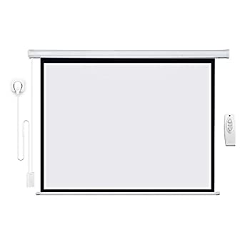 【中古】【輸入品・未使用】サンパーシー 電動 ワイド プロジェクタースクリーン 吊り下げ式 ブラックマスク 映画 大画面 [並行輸入品]｜スカイマーケットプラス