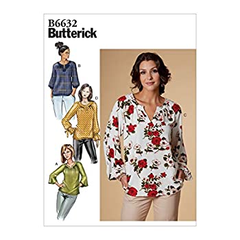 【中古】【輸入品・未使用】Butterick Patterns B6632A5 Butterick B6632 ゆったりフィット レディース プルオーバートップ縫製パターン サイズ6～14