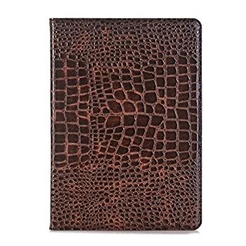 【中古】【インポート品・未当て嵌める】iPadiPad第9時人、iPad第8時人、iPad第7時人10.2in入れもの、iPad Air第3時人、iPad Pro 10.5in皮入れもの、ワニ人工なめし革、学習能力的静止状態機