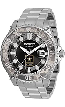 【中古】【インポート品・未当て嵌める】Invicta Men\u0027s 31851 Army Automatic Chronograph Black%ｶﾝﾏ% Camouflage Dial Watch