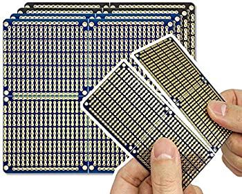 【中古】【インポート品・未当て嵌める】エレクトロクッキー スナッパブル 刷り上げる基板 PCB 力強さ線路付き添い人ストリップショーゲーム盤 Arduinoおよび陰電子仕立て上げる用 金メッキ 9.7 x 8.9糎 (2枚セッ